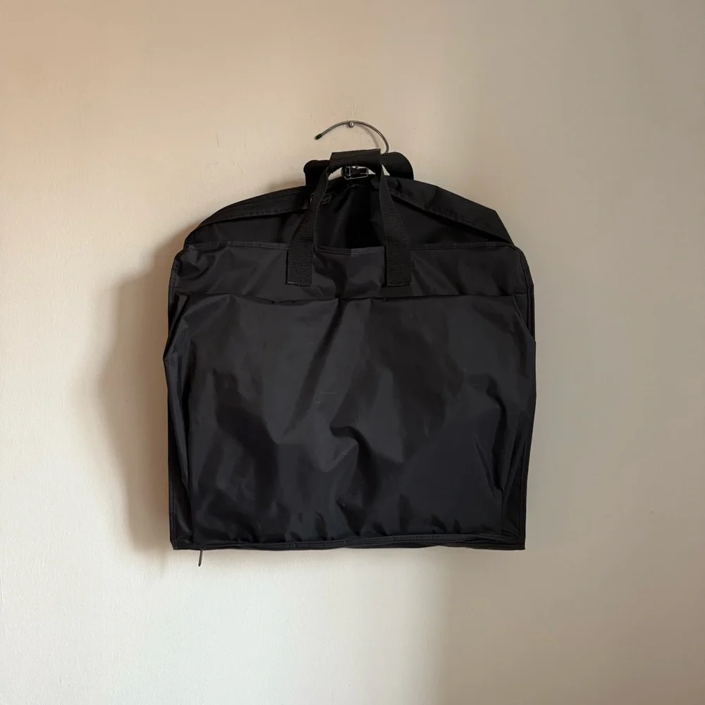 Wally Bags Made in USA Garment Vintage HeavyDuty Black Travel Suit Clothes Cover